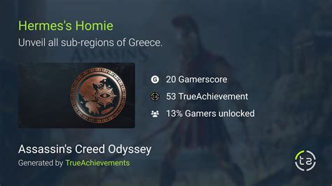 ac odyssey Hermes achievement